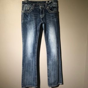 Miss Me Distressed Denim Boot Jean sz 28